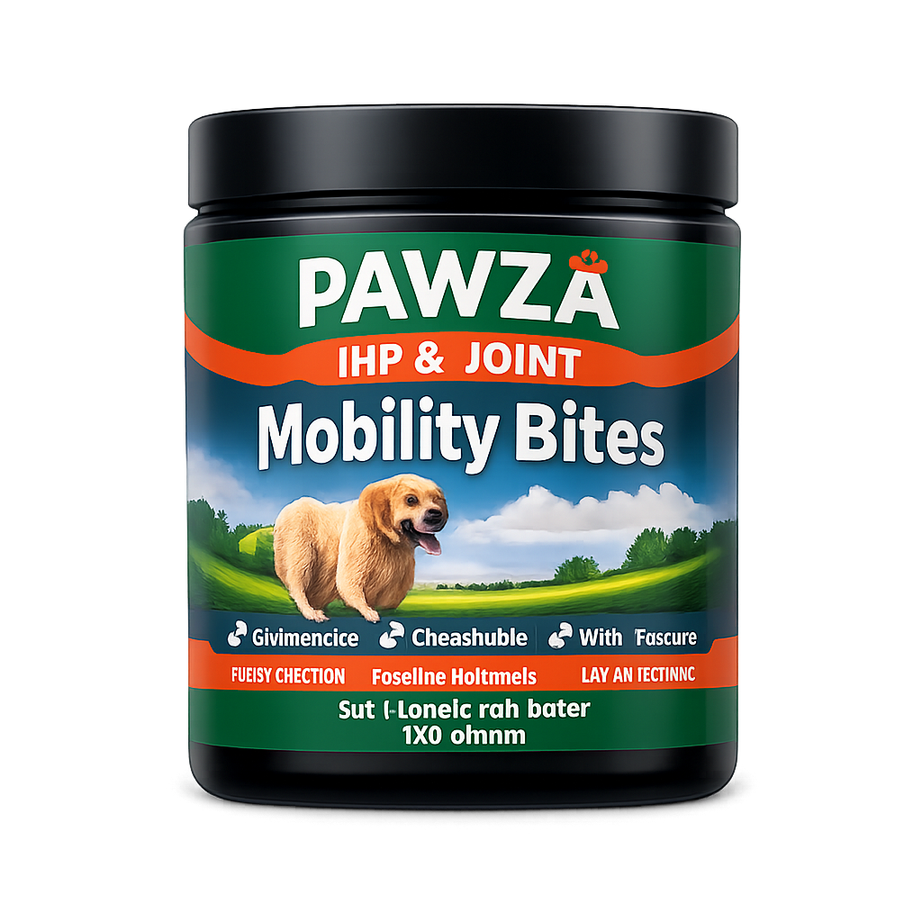 PAWZA Hip & Joint Mobility Bites bottle