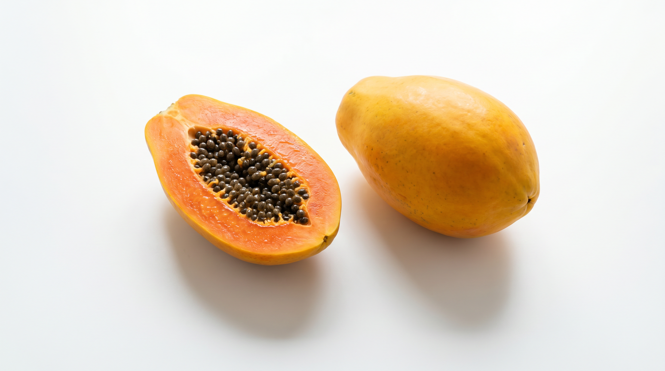 Fresh papaya, a natural source of papain